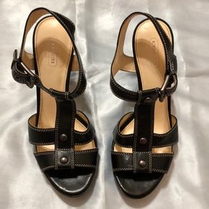 Coach heeled sandals